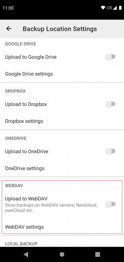 webdav server dropbox